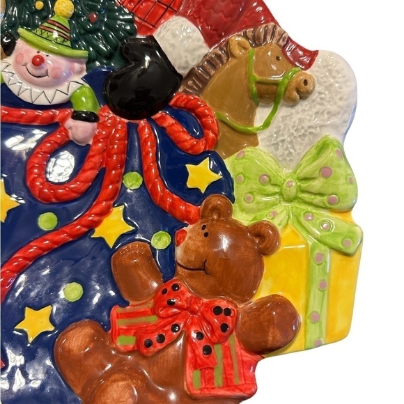 Holiday Christmas Platter Cookies Santa Nutcracker Elf’s Festive JCPenny Home - Picture 3 of 6